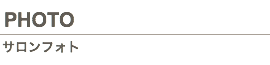 サロンフォト